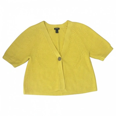 Pre-owned Kenneth Cole Yellow Cotton Knitwear