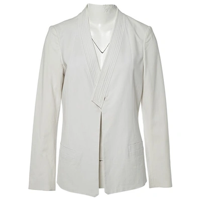 Pre-owned Diane Von Furstenberg Jacket In White