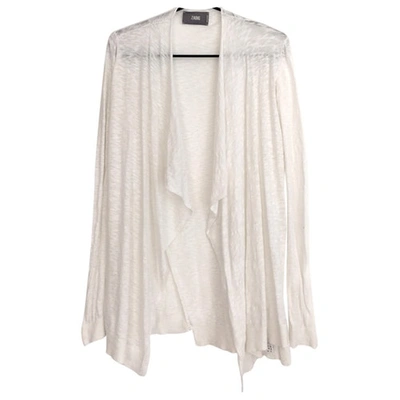 Pre-owned Zadig & Voltaire Cardi Coat In White