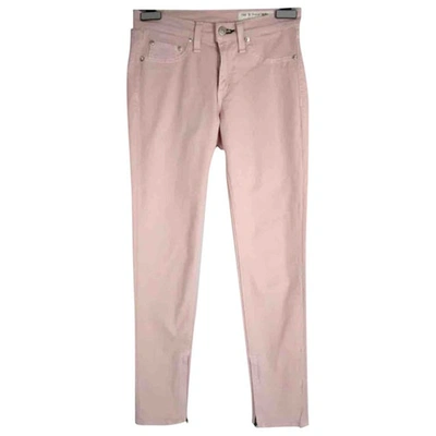 Pre-owned Rag & Bone Short Jeans In Pink