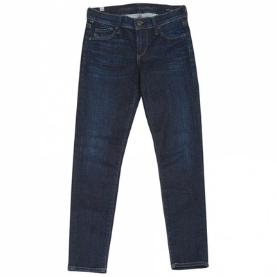 Pre-owned Citizens Of Humanity Cotton Jeans
