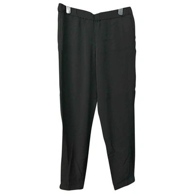 Pre-owned French Connection Trousers In Black