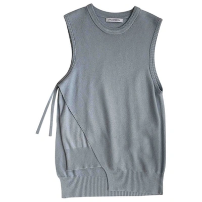 Pre-owned Jw Anderson Cashmere Vest In Blue
