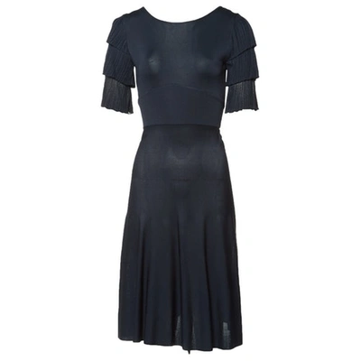 Pre-owned Azzaro Mid-length Dress In Blue