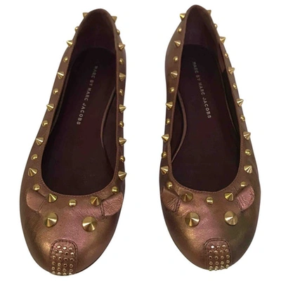 Pre-owned Marc By Marc Jacobs Leather Ballet Flats