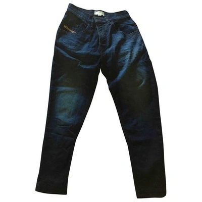 Pre-owned Diesel Slim Jeans In Blue