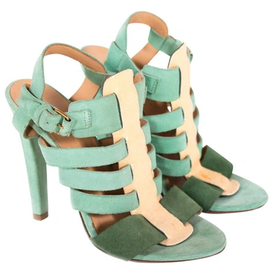 Pre-owned Balenciaga Sandals In Green