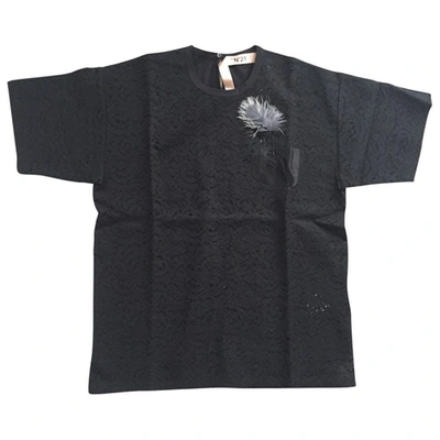 Pre-owned N°21 Black Cotton Top