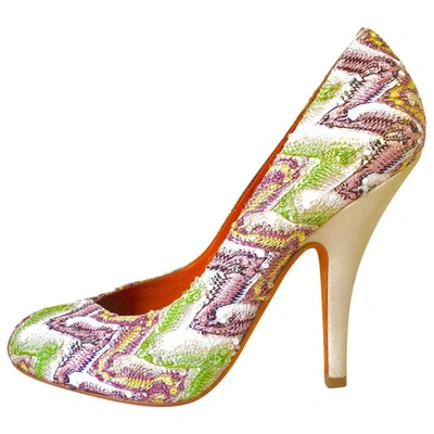 Pre-owned Missoni Leather Heels In Multicolour
