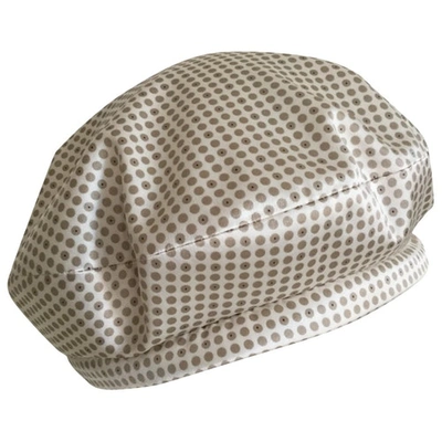 Pre-owned Giorgio Armani Beige Cotton Hat