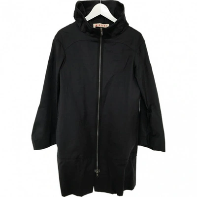 Pre-owned Marni Wool Parka In Black