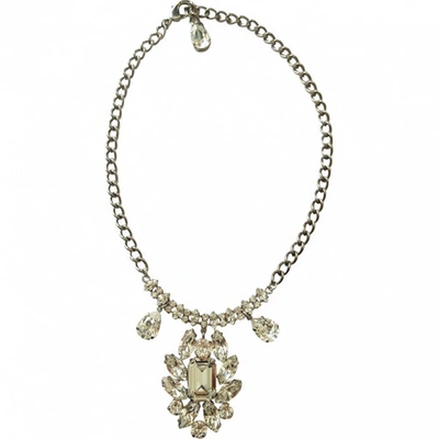 Pre-owned Dolce & Gabbana Necklace In Silver