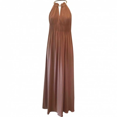 Pre-owned Valentino Silk Maxi Dress In Other
