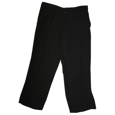 Pre-owned Marni Straight Pants In Black