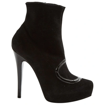 Pre-owned Missoni Ankle Boots In Black