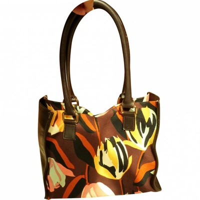 Pre-owned Missoni Tote In Brown