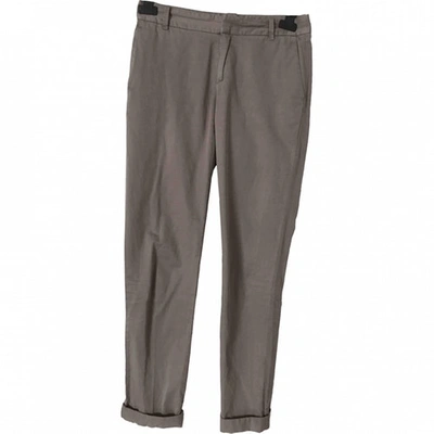 Pre-owned Comptoir Des Cotonniers Chino Pants In Beige