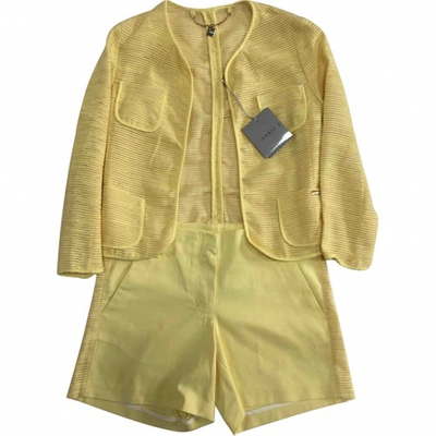 Pre-owned Annie P Yellow Cotton Jacket