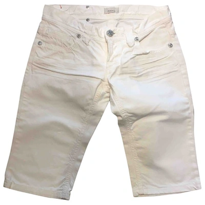 Pre-owned Pinko Short Pants In White
