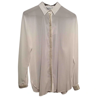 Pre-owned La Perla Silk Shirt In White