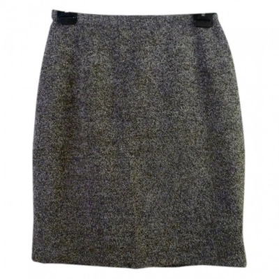 Pre-owned Marella Wool Skirt Suit In Grey