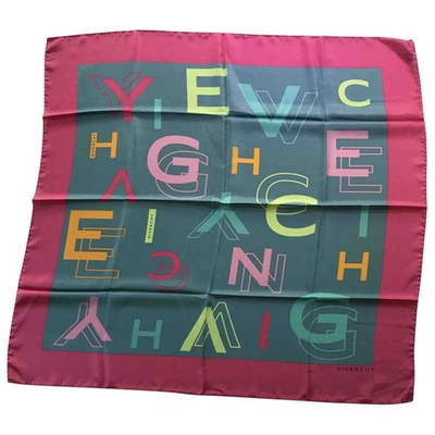 Pre-owned Givenchy Silk Handkerchief In Multicolour