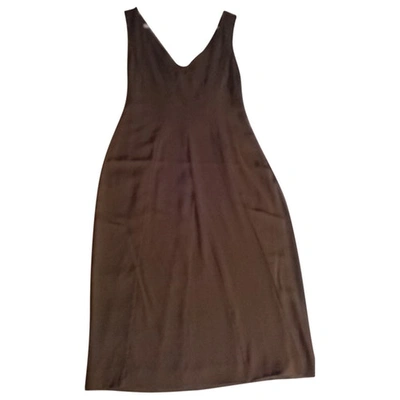 Pre-owned Alberta Ferretti Dress In Brown