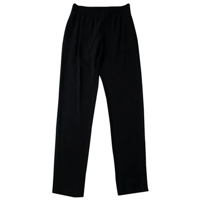 Pre-owned Zadig & Voltaire Trousers In Black