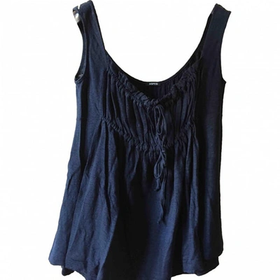 Pre-owned Aspesi Linen Camisole In Blue