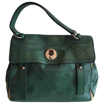 Pre-owned Saint Laurent Muse Two Leather Handbag In Green