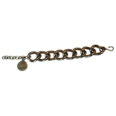 Pre-owned Alexander Mcqueen Silver Metal Bracelet