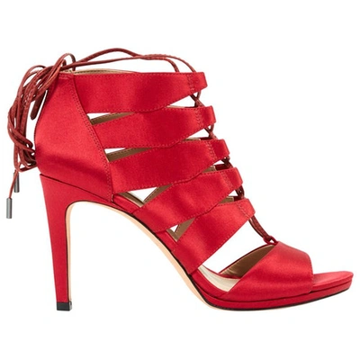 Pre-owned Bcbg Max Azria Sandals In Red