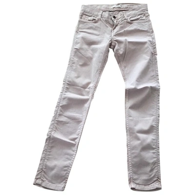 Pre-owned Maje Chino Pants In Beige