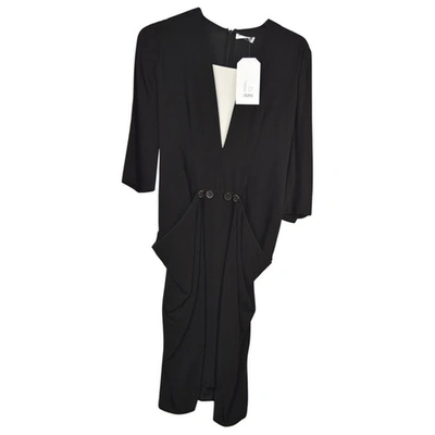 Pre-owned Vionnet Mid-length Dress In Black