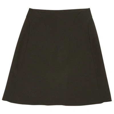 Pre-owned Fendi Wool Mid-length Skirt In Black