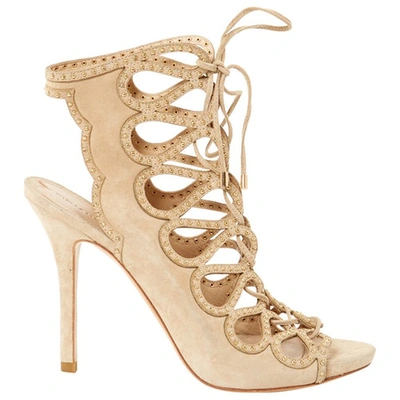 Pre-owned Stella Luna Sandals In Beige