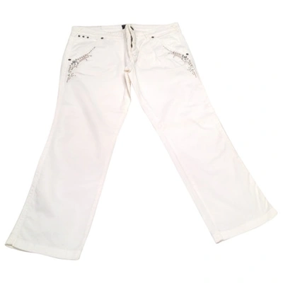 Pre-owned Transit Par-such Straight Pants In White