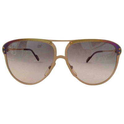 Pre-owned Alpina Metallic Metal Sunglasses