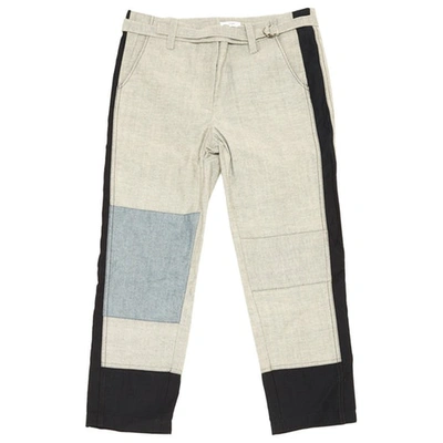 Pre-owned Tome Trousers In Grey