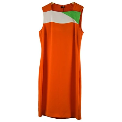 Pre-owned Joseph Mid-length Dress In Orange