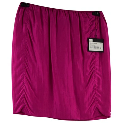 Pre-owned Lanvin Silk Mid-length Skirt In Pink