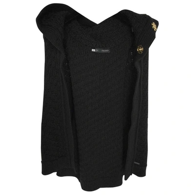 Pre-owned Dsquared2 Wool Cardigan In Black