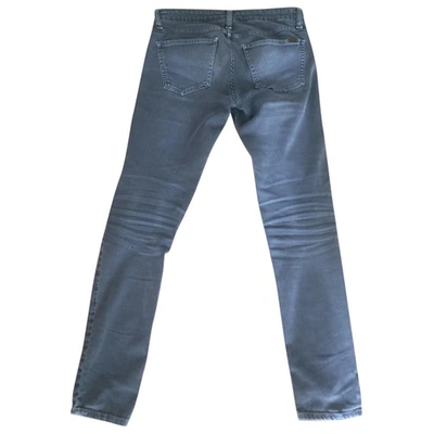 Pre-owned Acquaverde Slim Jeans In Grey