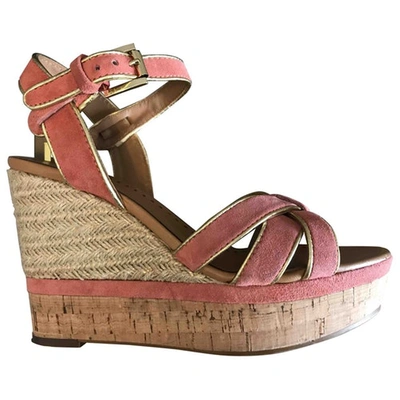 Pre-owned Ash Sandals In Pink