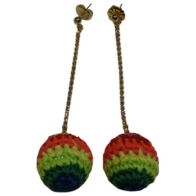 Pre-owned Venessa Arizaga Earrings In Multicolour
