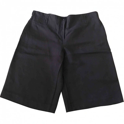 Pre-owned Emporio Armani Short Pants In Burgundy