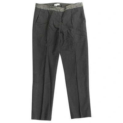 Pre-owned Claudie Pierlot Trousers In Black