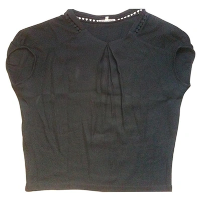 Pre-owned Sandro Black Wool Top