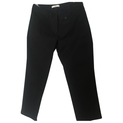 Pre-owned Prada Carot Pants In Black