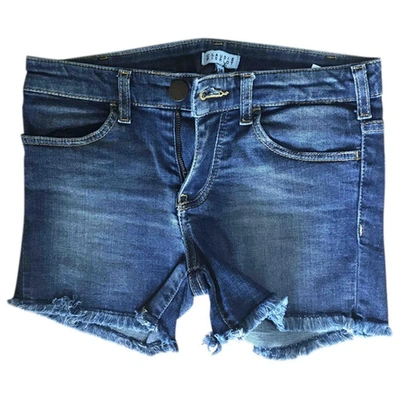 Pre-owned Claudie Pierlot Blue Denim - Jeans Shorts